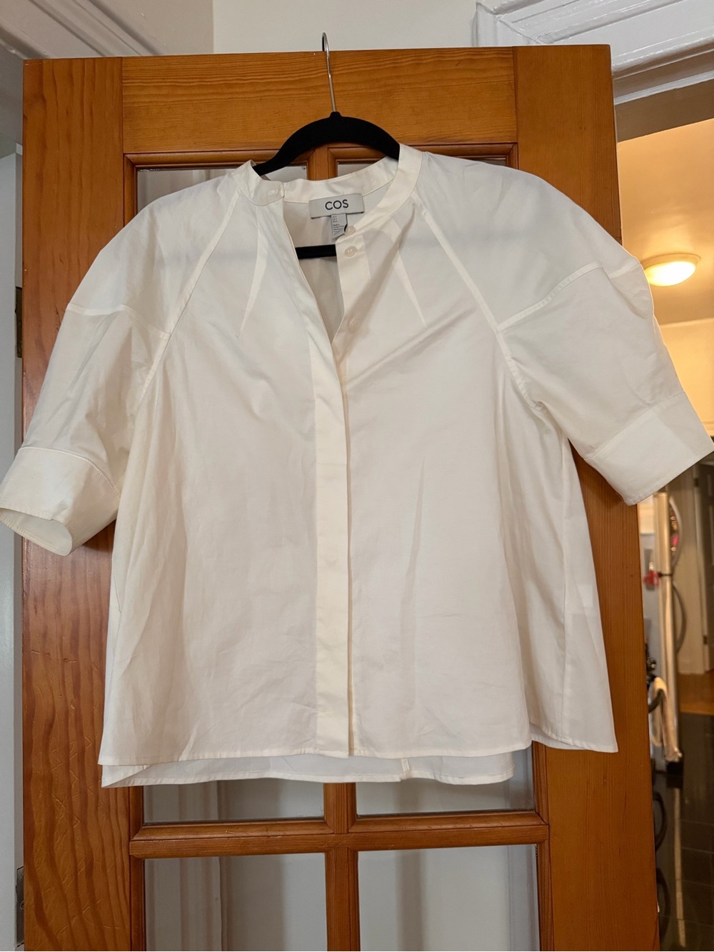 Cos puff sleeve white blouse - Picture 3 of 4
